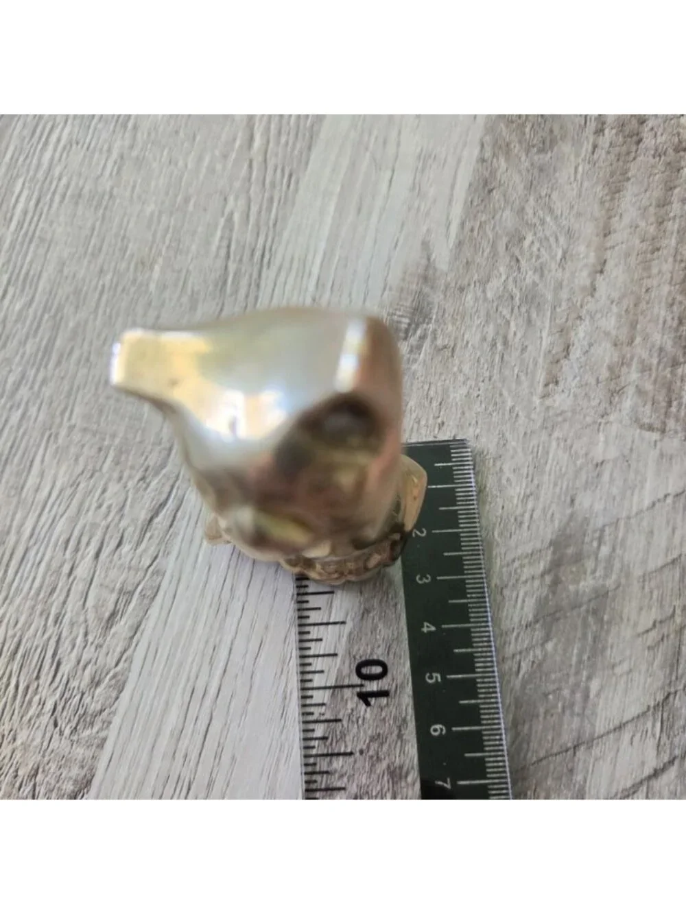 Vintage Brass Cat 3.5" Figurine Mid Century Modern Minimalist Desk Decor MCM - Picture 11 of 12